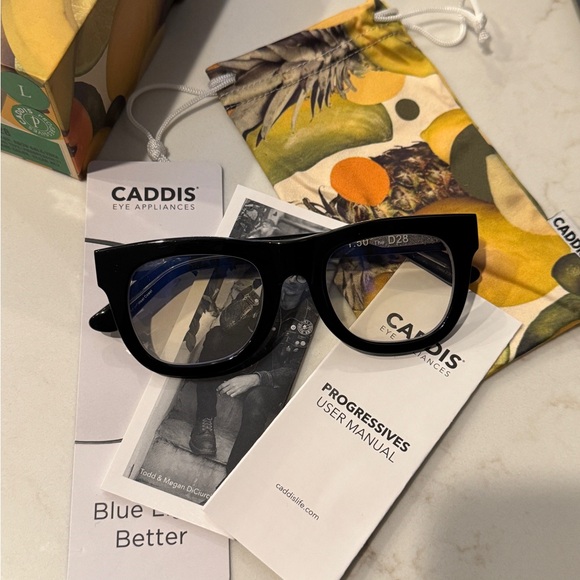Caddis D28 1.5 PROGRESSIVE Readers with Blue Light in Black - Picture 5 of 5